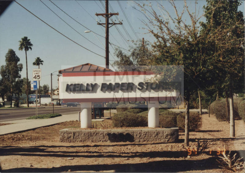 Kelly Paper Store - 1998 East University Drive, Tempe, AZ.