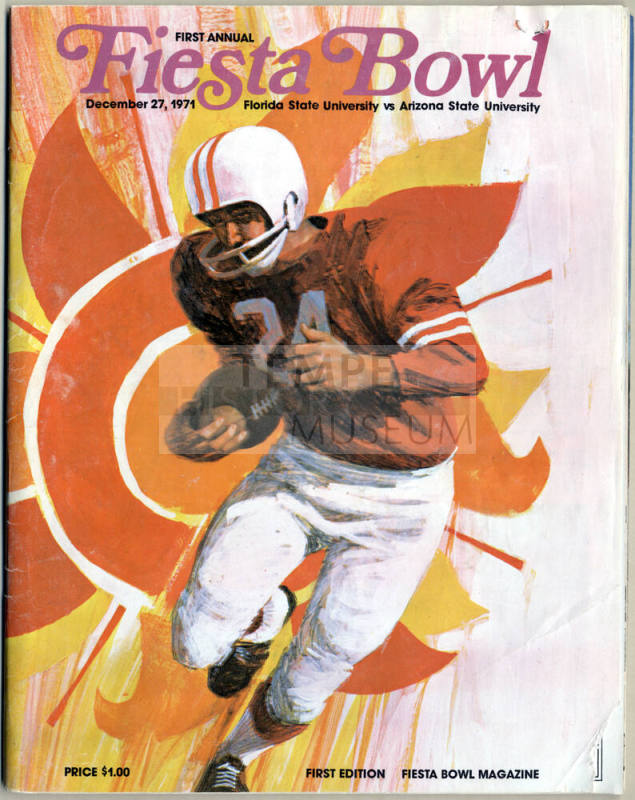 First Edition Feista Bowl Magazine, Dec 27, 1971