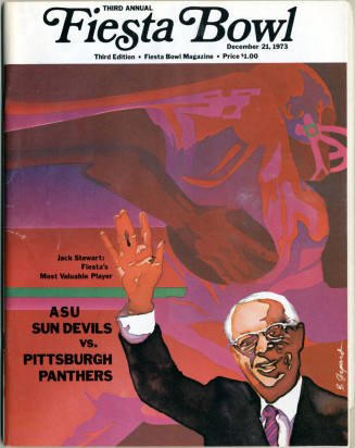 Third Annual Fiesta Bowl magazine (12/21/73)