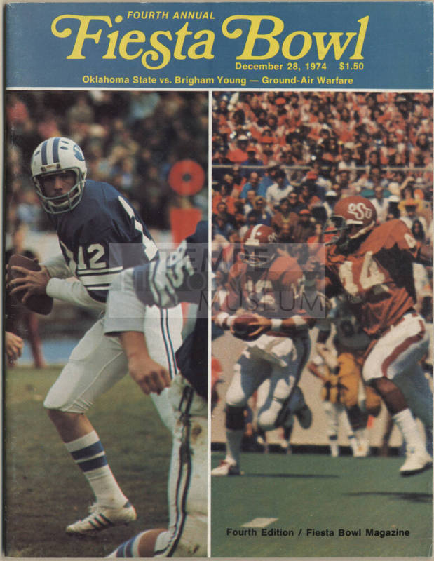 Fourth Annual Fiesta Bowl Magazine, 12/28/74