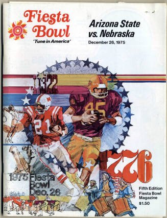 Fifth Edition Fiesta Bowl Magazine, 12/26/1975