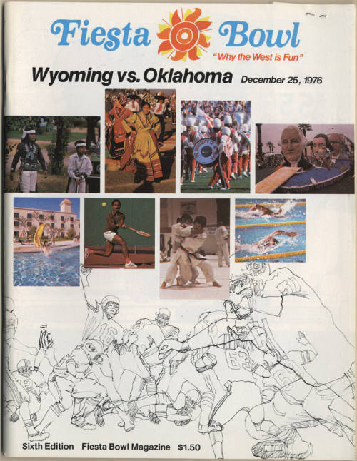 Sixth Edition Fiesta Bowl Magazine, 12/25/1976