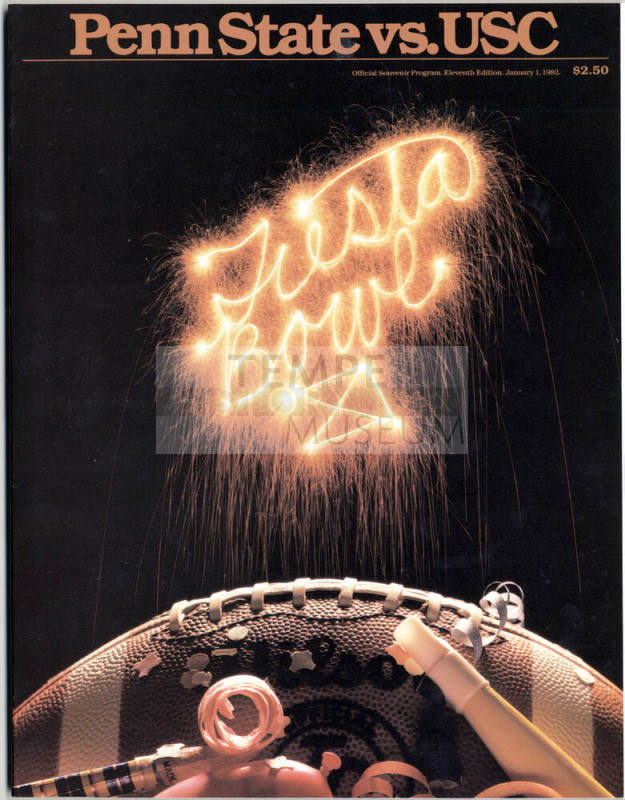 Penn State vs. University of Southern California, January 1, 1982, Fiesta Bowl XI
