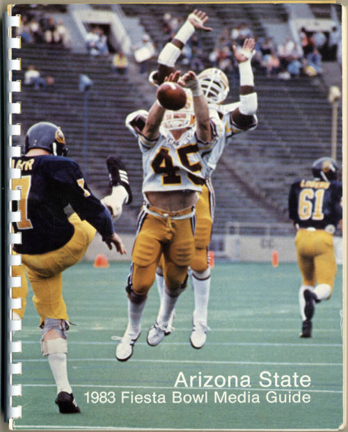 Arizona State Fiesta Bowl Media Guide 1983