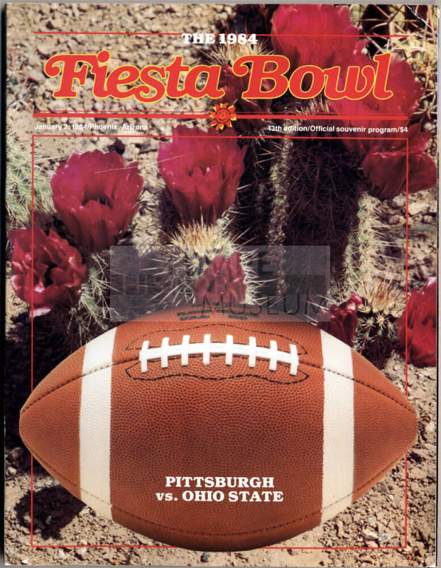 1984 Fiesta Bowl souvenir program