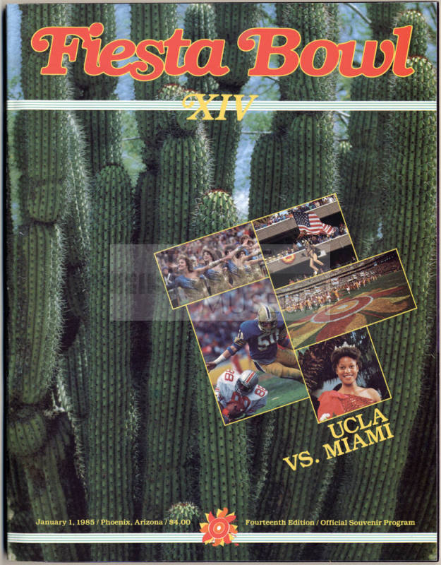 Fiesta Bowl XIV UCLA vs. Miami Program
