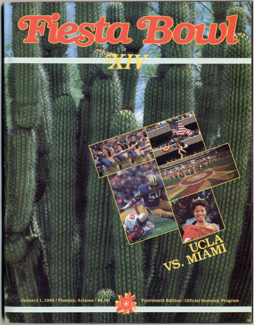 Fiesta Bowl XIV UCLA vs. Miami Program