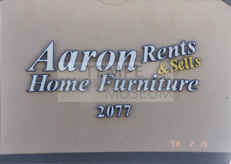 Aaron Rents and Sells Home Furniture - 2077 East University Drive, Tempe, AZ.
