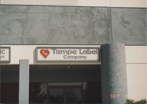 Tempe Label Company - 2078 East University Drive, Tempe, AZ.