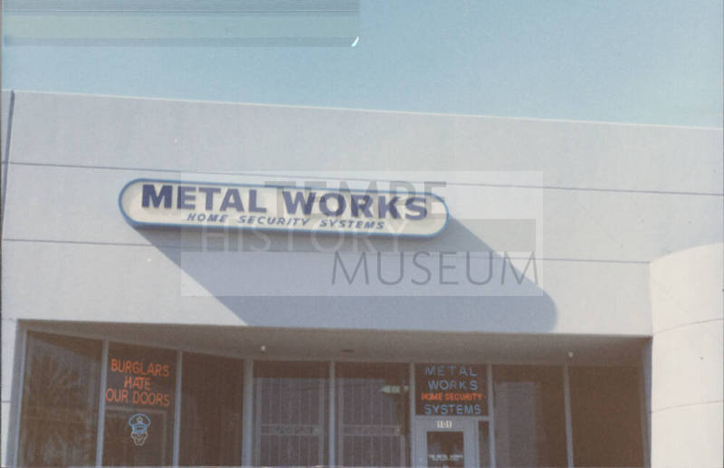 Metal Works - 2090 East University Drive, Tempe, AZ.
