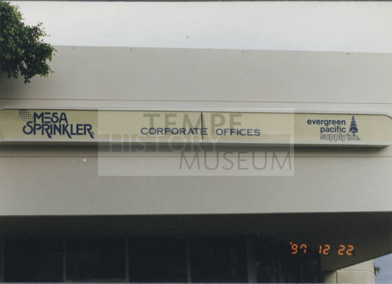Mesa Sprinkler Corporate Offices - 2090 East University Drive, Tempe, AZ.