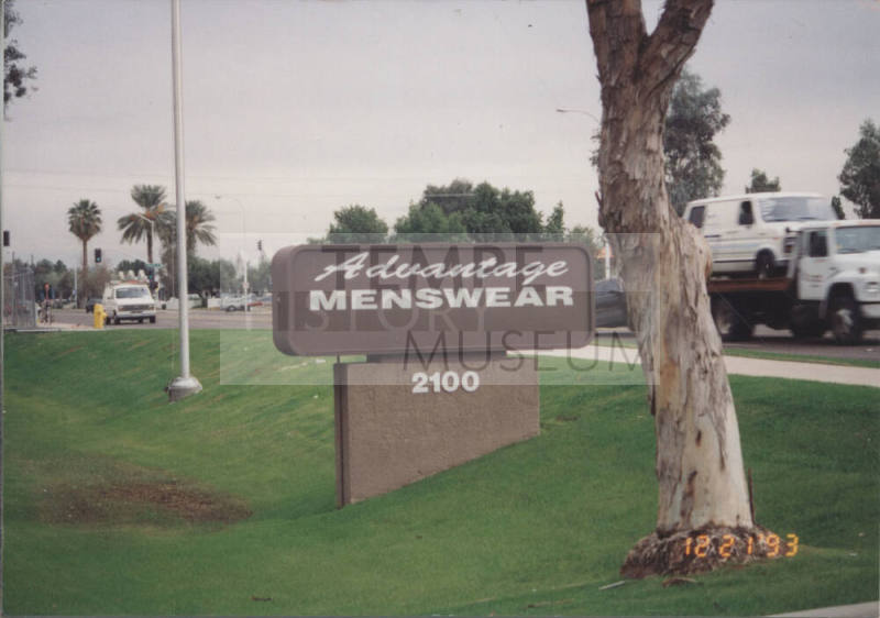 Advantage Menswear - 2100 West University Drive, Tempe, AZ.