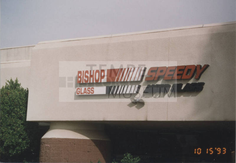 Bishop Glass / Speedy Auto Glass - 2150 West University Drive, Tempe, AZ.