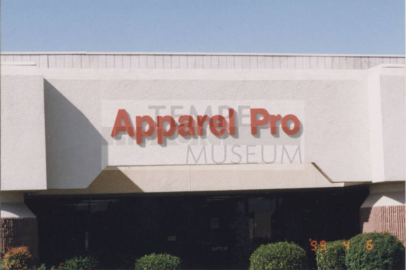 Apparel Pro - 2150 West University Dr, Tempe, AZ.