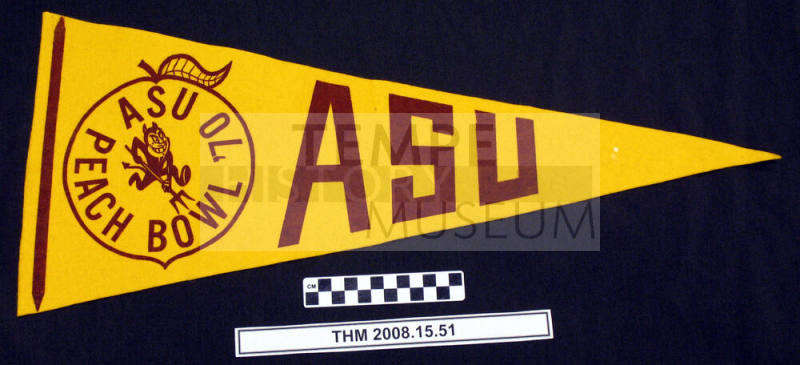 ASU Peach Bowl '70 Pennant