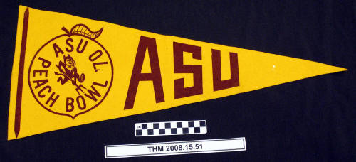 ASU Peach Bowl '70 Pennant