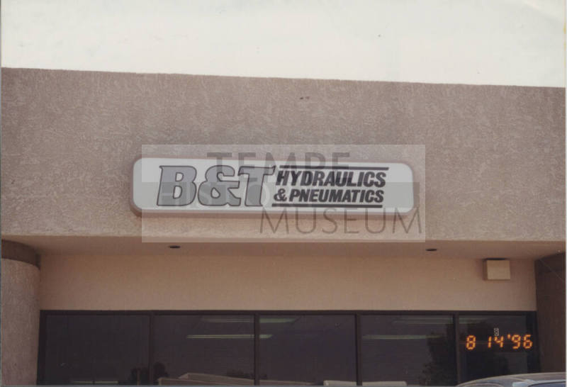 B & T Hydraulics & Pneumatics - 2245 West University Drive, Tempe, AZ.