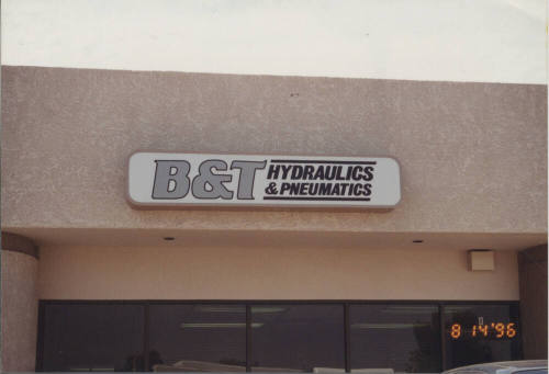 B & T Hydraulics & Pneumatics - 2245 West University Drive, Tempe, AZ.