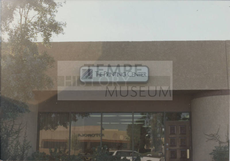 The Printing Center - 2245 West University Drive, Tempe, AZ.