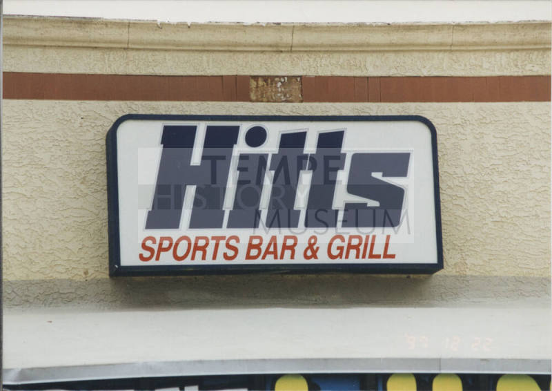Hitts Sports Bar & Grill - 2433 East University Drive, Tempe, AZ.