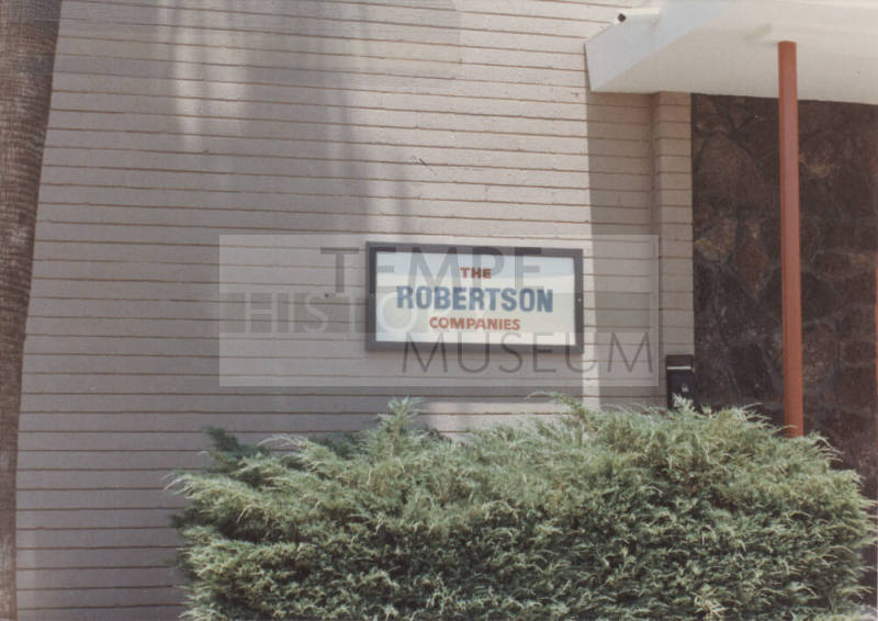 The Robertson Companies - 1024 East Vista Del Cerro, Tempe, AZ.