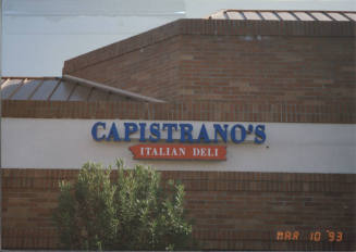 Capistrano's Italian Deli - 655 West Warner Road, Tempe, AZ.