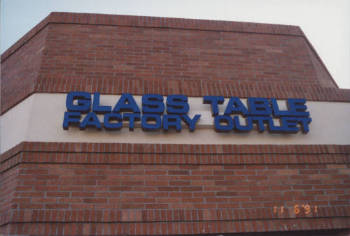 Glass Table Factory Outlet - 655 West Warner Road, Tempe, AZ.
