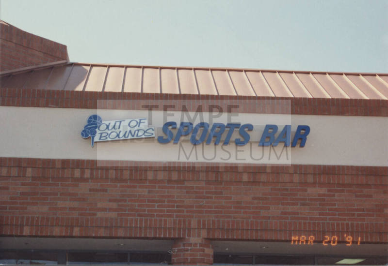 Out of Bounds Sports Bar - 655 West Warner Road, Tempe, AZ.