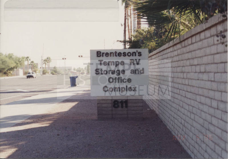 Brenteson's Tempe RV Storage and Office Complex - 811 West Warner Road, Tempe, AZ.