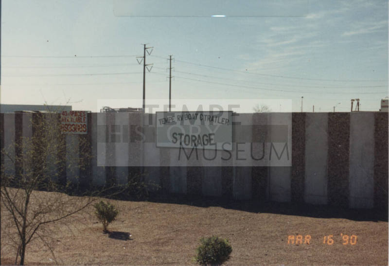 Tempe RV Boat & Trailer Storage - 813 West Warner Road, Tempe, AZ.