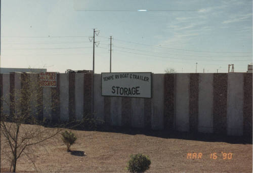 Tempe RV Boat & Trailer Storage - 813 West Warner Road, Tempe, AZ.