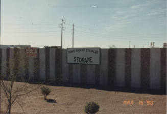 Tempe RV Boat & Trailer Storage - 813 West Warner Road, Tempe, AZ.