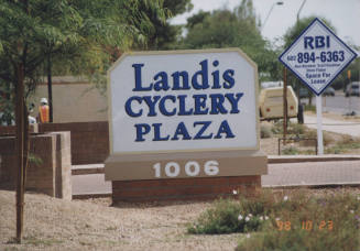 Landis Cyclery Plaza - 1006 East Warner Road, Tempe, AZ.