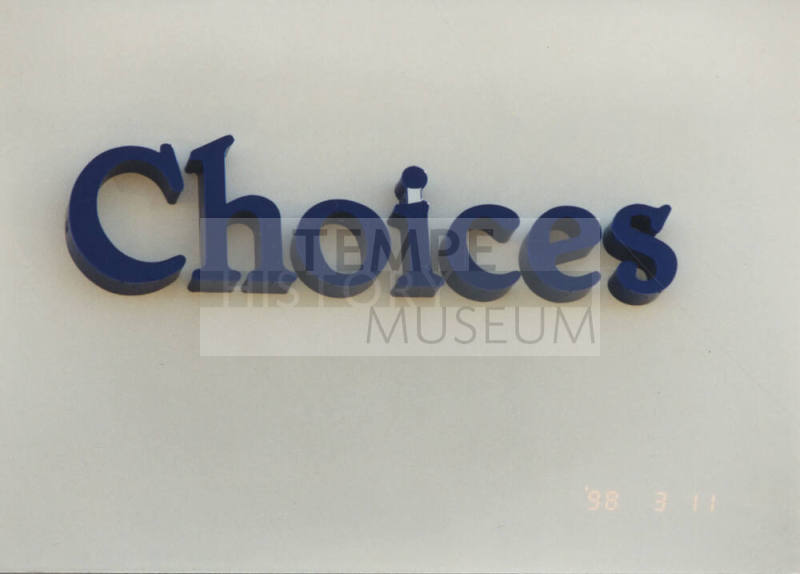 Choices - 1006 East Warner Road, Tempe, AZ.