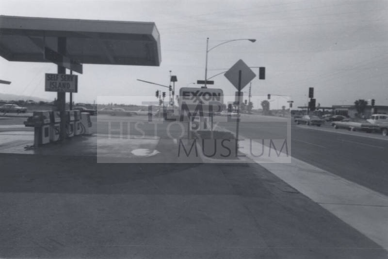 Exxon Gasoline Station - 1809 East Broadway Road, Tempe, Arizona