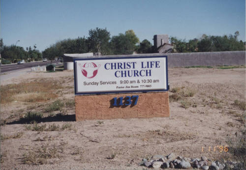 Christ Life Church - 1137 East Warner Road, Tempe, AZ.