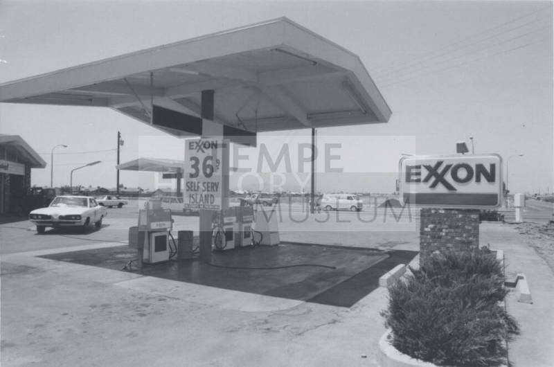 Exxon Gasoline Station - 1809 East Broadway Road, Tempe, Arizona