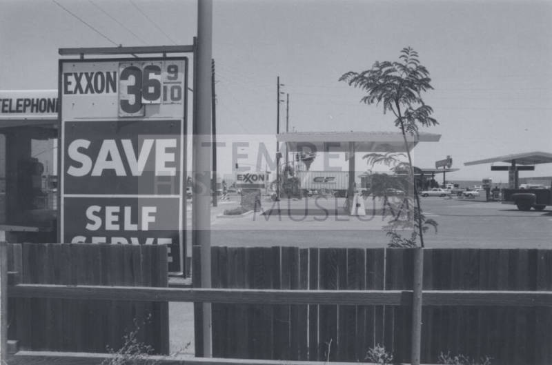 Exxon Gasoline Station - 1809 East Broadway Road, Tempe, Arizona