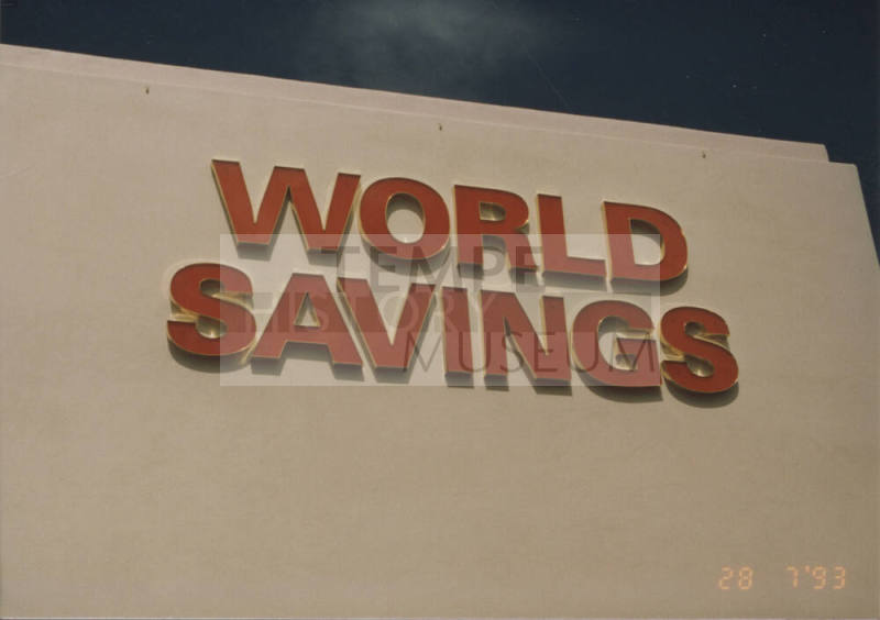 World Savings - 1701 E. Warner Road, Tempe, AZ.