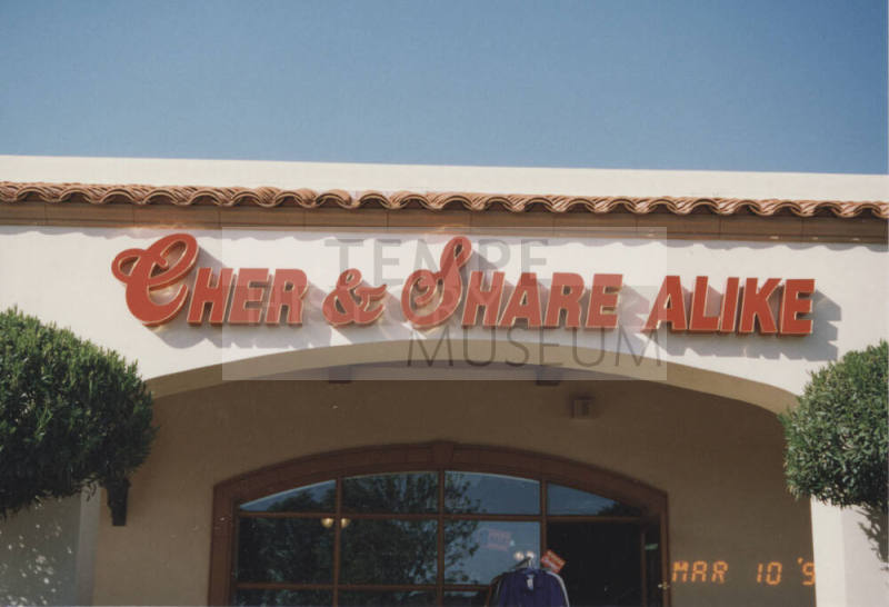 Cher & Share Alike - 1720 E. Warner Road, Tempe, AZ.