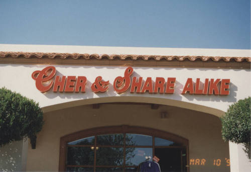 Cher & Share Alike - 1720 E. Warner Road, Tempe, AZ.