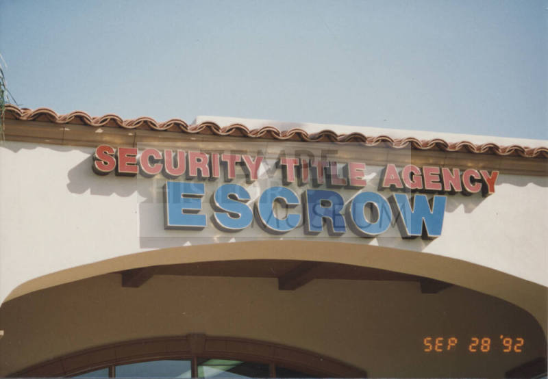 Security Title Agency - 1730 E. Warner Road, Tempe, AZ.