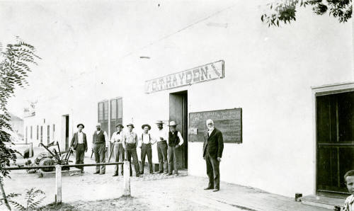 OS-8   Charles Hayden and Men by Hayden Store
