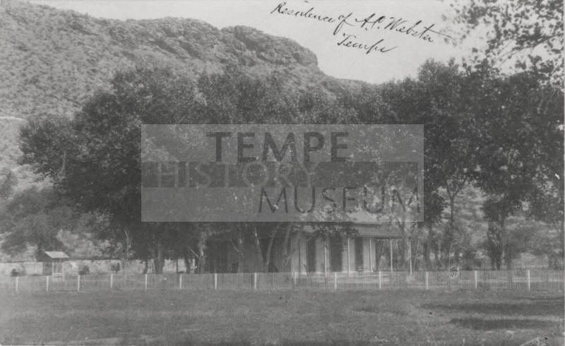 A.C. Webster Home at Base of Tempe Butte
