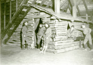 OS-100 Boy Scout Log Cabin in Attic of Old Main