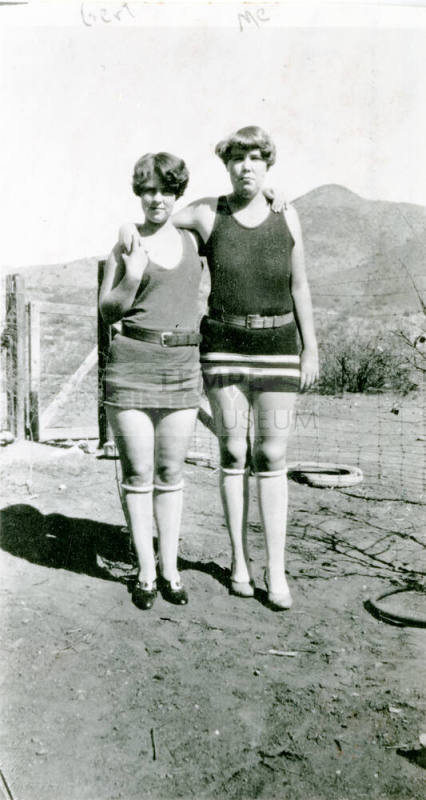 OS-121  Geneva Adams and Friend in Swimwear