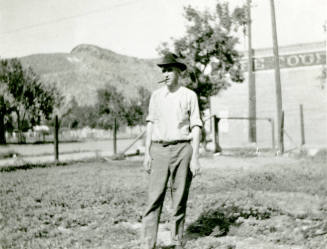 OS-125   H.B. Clary Standing Near 10th St and Mill