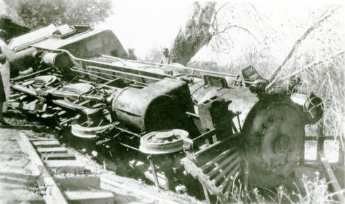 OS-138   Santa Fe Train Wreck Near Creamery, Tempe, Arizona