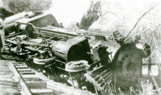 OS-138   Santa Fe Train Wreck Near Creamery, Tempe, Arizona