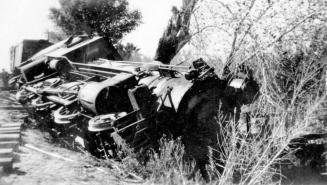 OS-139   Santa Fe Train Wreck Near Creamery,Tempe, Arizona